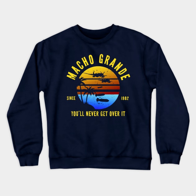 82 Macho Grande Crewneck Sweatshirt by PopCultureShirts